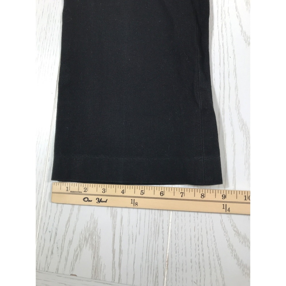 Lauren Ralph Lauren Chino Pants Women 8 Black Adele Dress Pant Straight 2 Pair - Picture 6 of 11